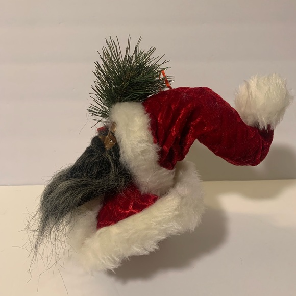 African American Santa Claus Head Christmas Tree Ornament Ashland NWT - Picture 4 of 5